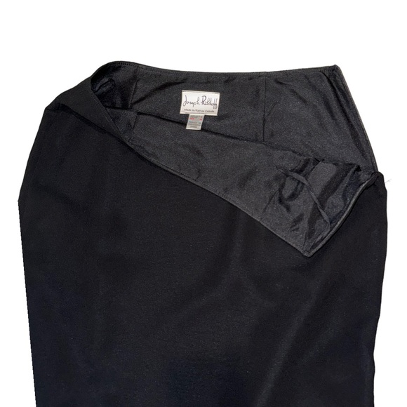 Joseph Ribkoff Vintage Black Trumpet Skirt With Embroidery & Sequins Size 6 - Picture 5 of 7